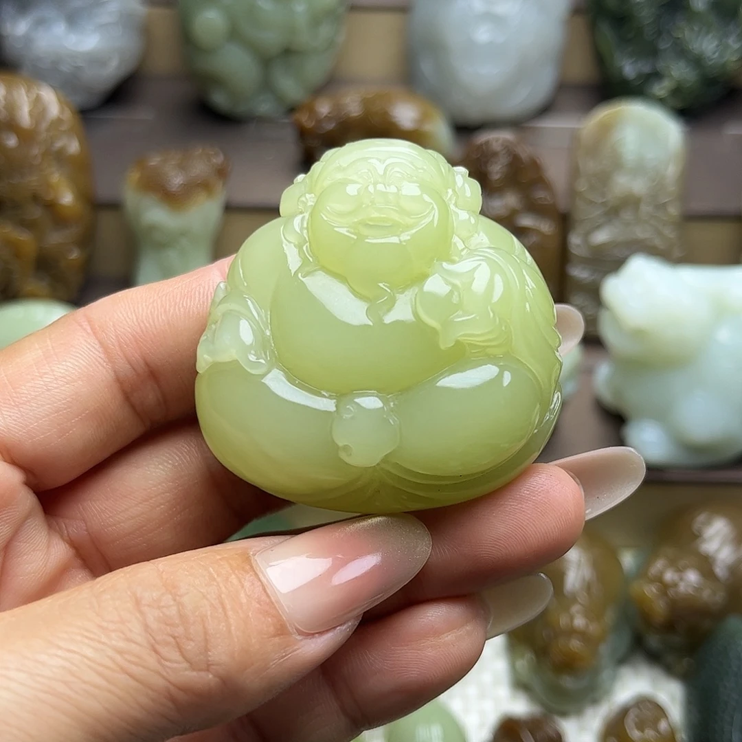 博***瀚和田玉未镶嵌挂件