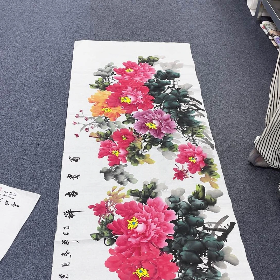 国画作品小姐姐放漏…
