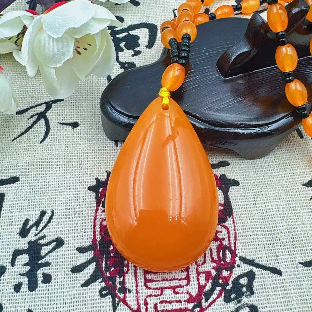 SC-480   黄色水滴吊坠