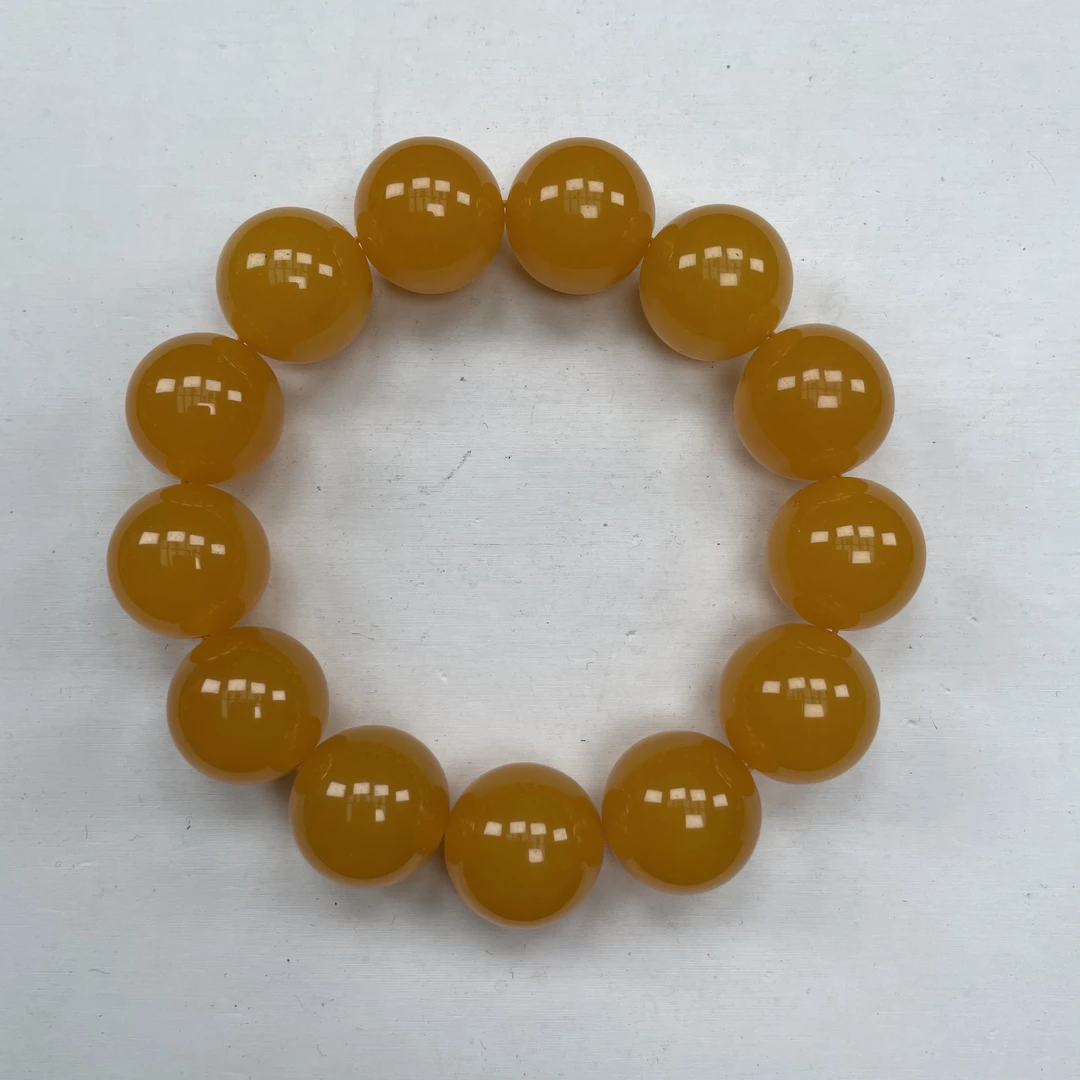 A647冰黄18mm手串时尚百搭女款多样发货其一