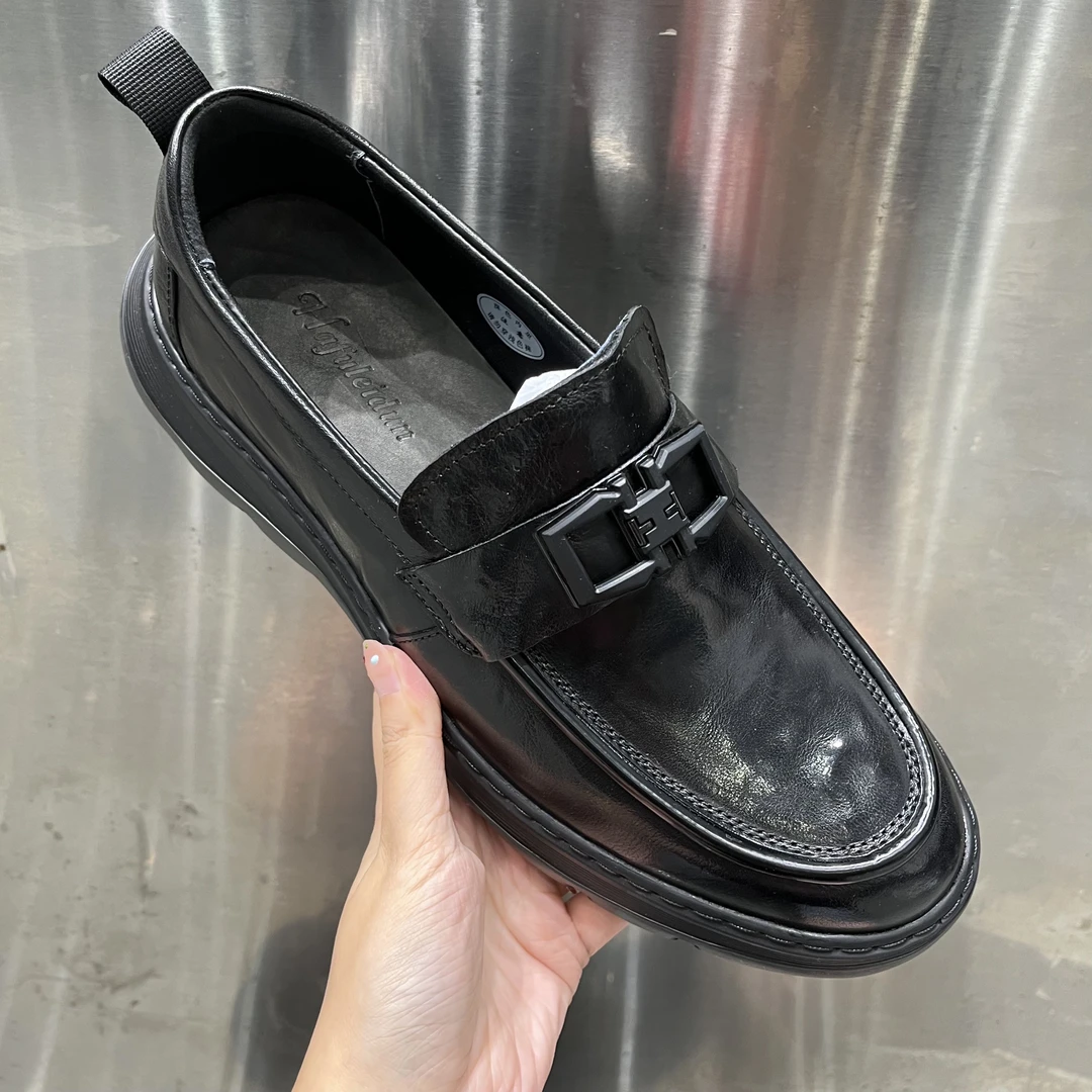 3233系列头层牛皮男士休闲皮鞋商务百搭舒适