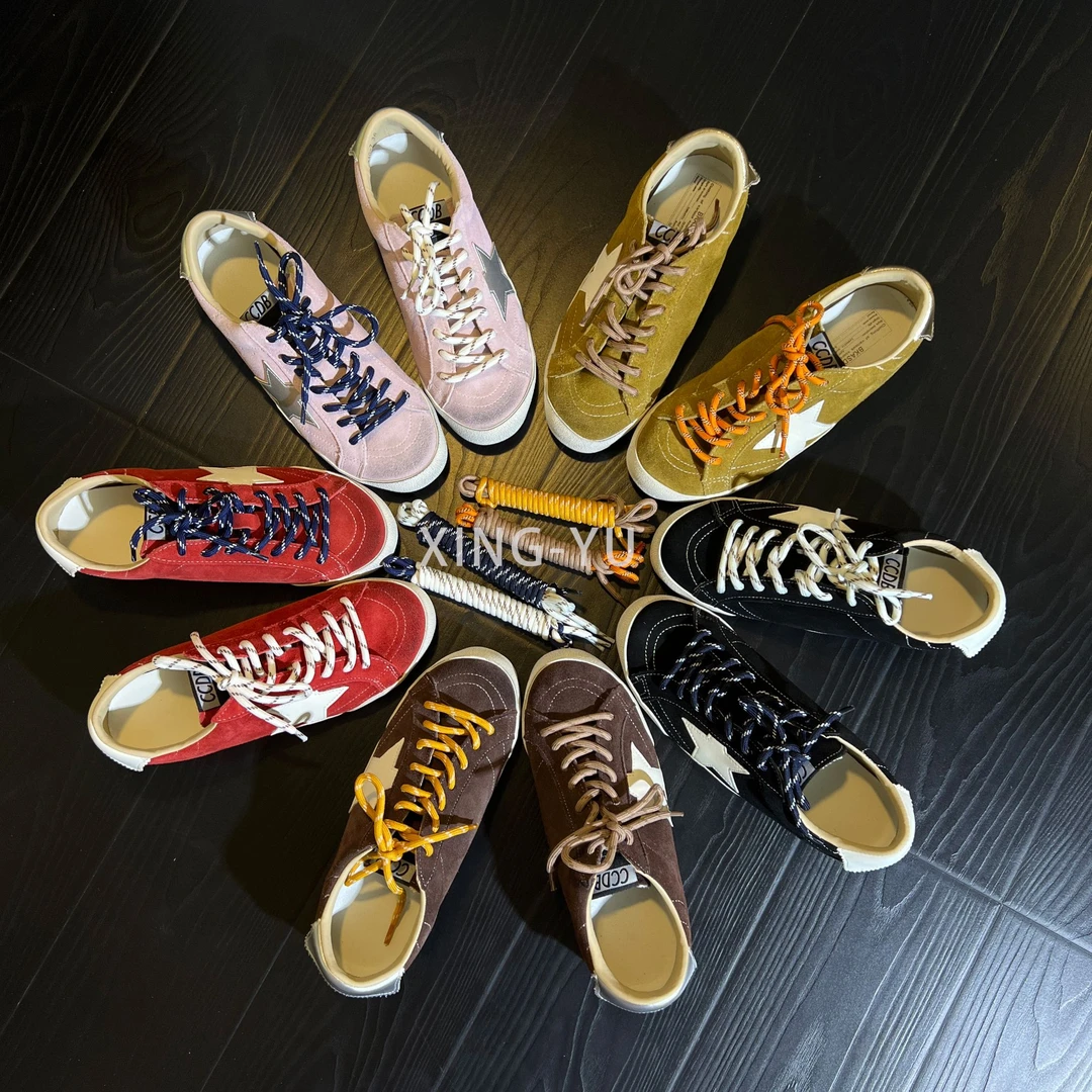 韩版脏脏女鞋内增高2025春秋复古真皮休闲运动阿甘鞋星星德训鞋女