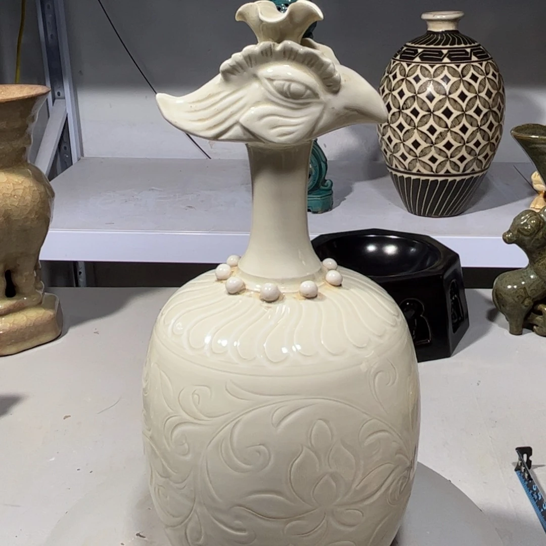 瓶定窑瓷器品相完美