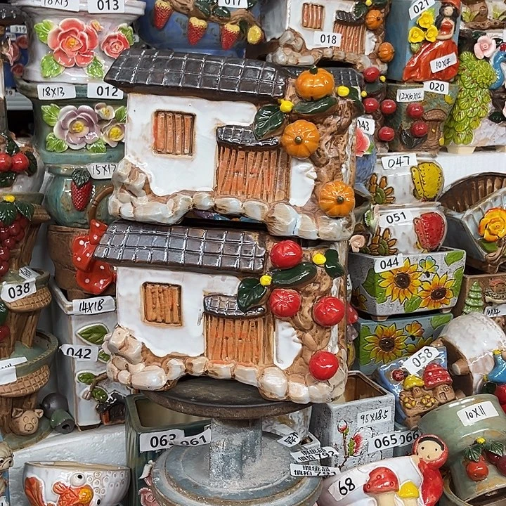 紫砂花盆粗陶材质多肉花盆