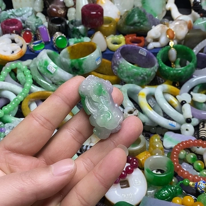 颈饰未镶嵌翡翠缅甸翡翠首饰配饰