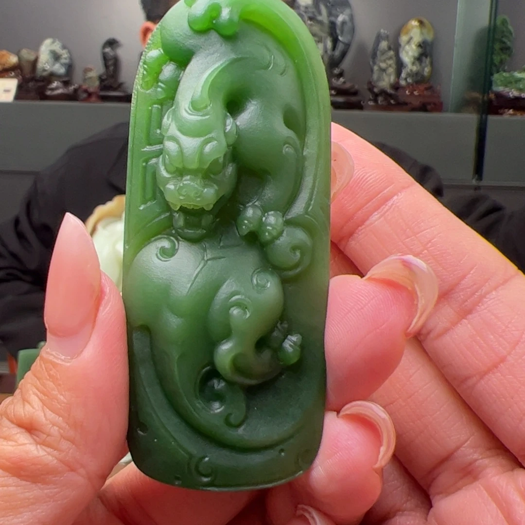 和田玉未镶嵌摆件