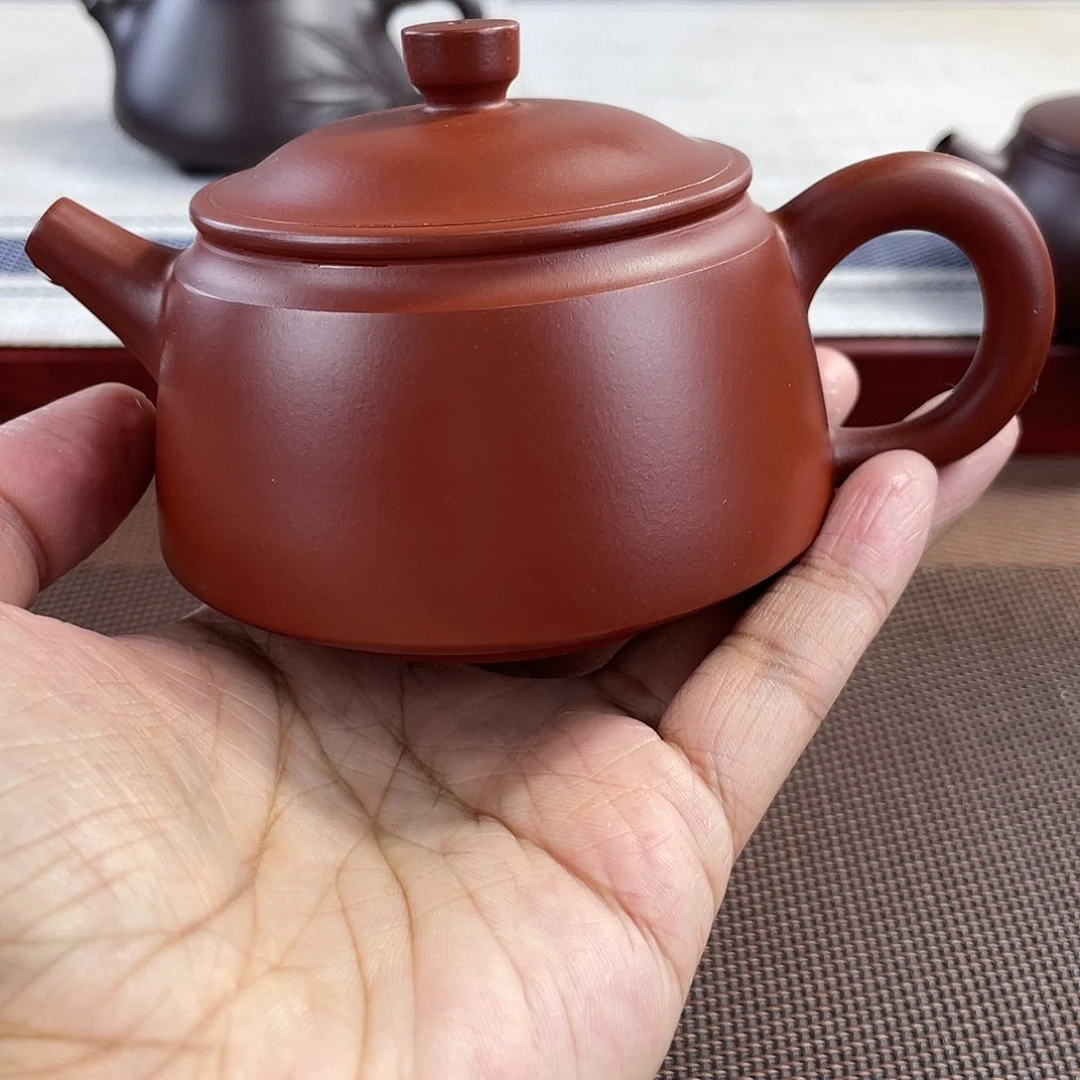 朱泥壶原矿朱泥金钟器型