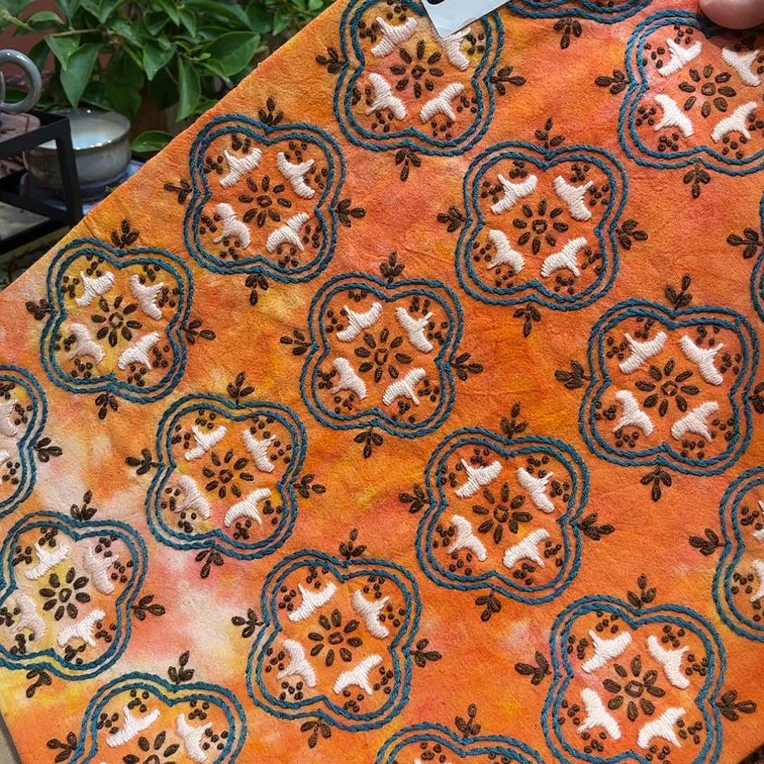 规格30.40刺子绣茶席