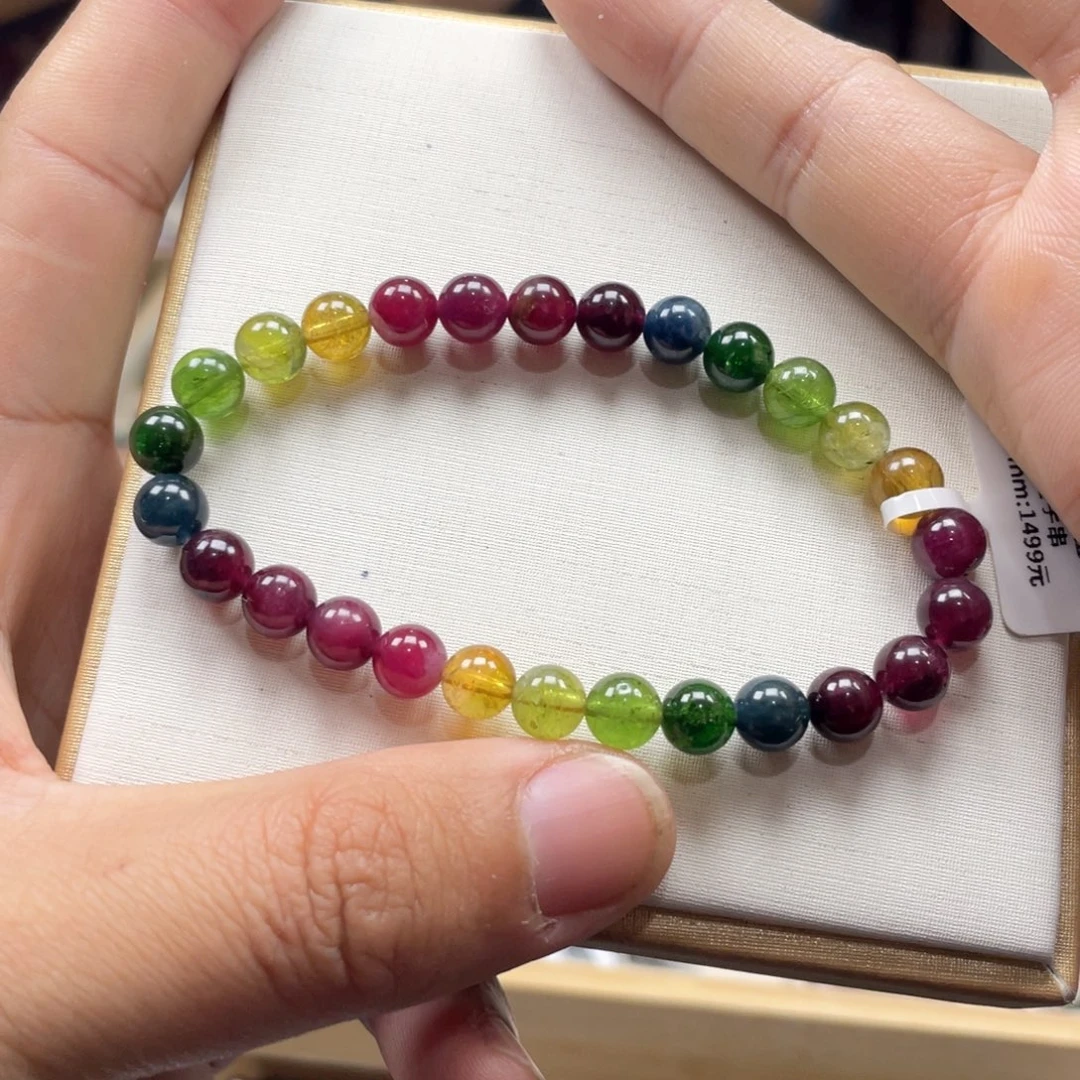 碧玺未镶嵌手串7mmmmmmmmmmmmm