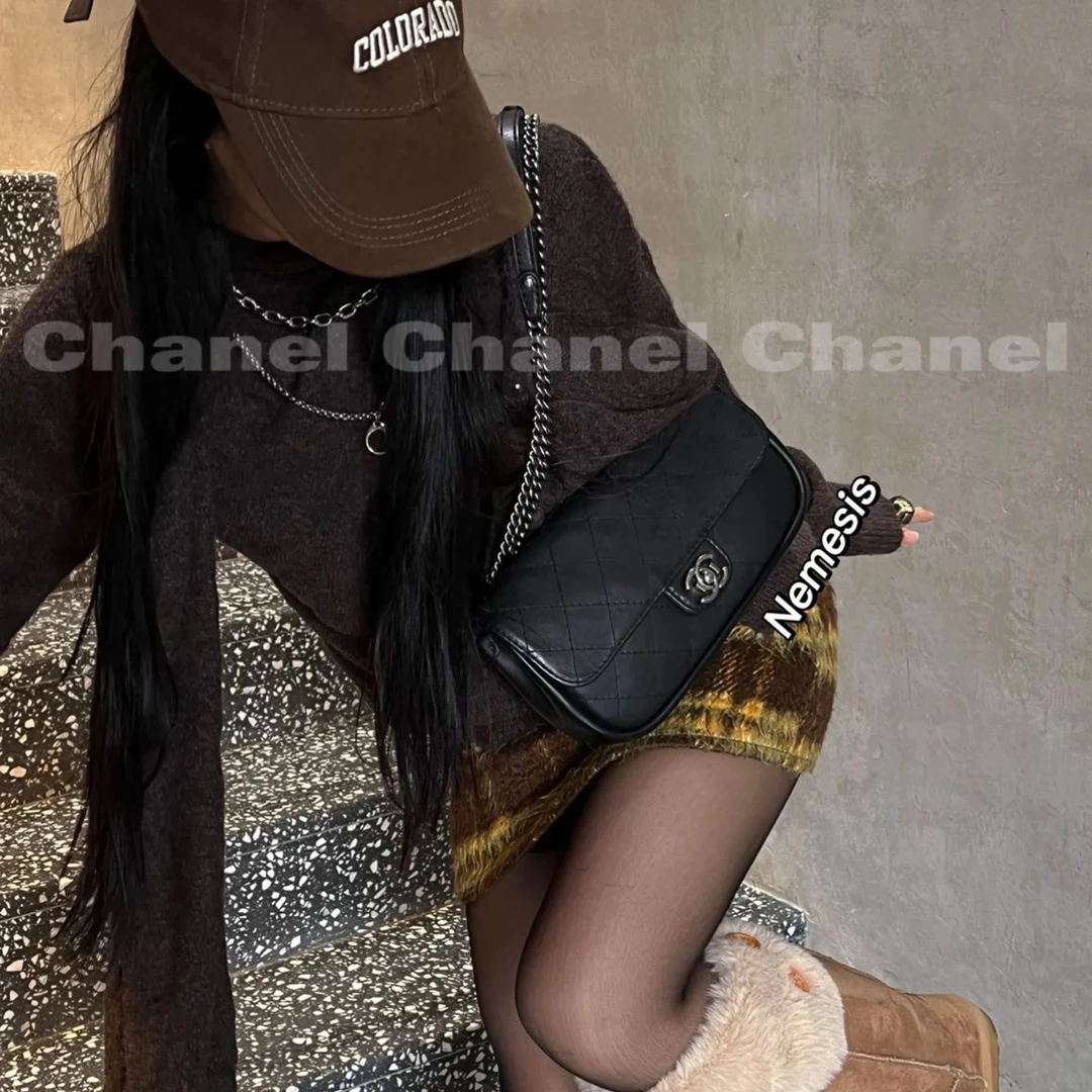 95新 Chanel/香奈儿 chanel外缝线饼干cf