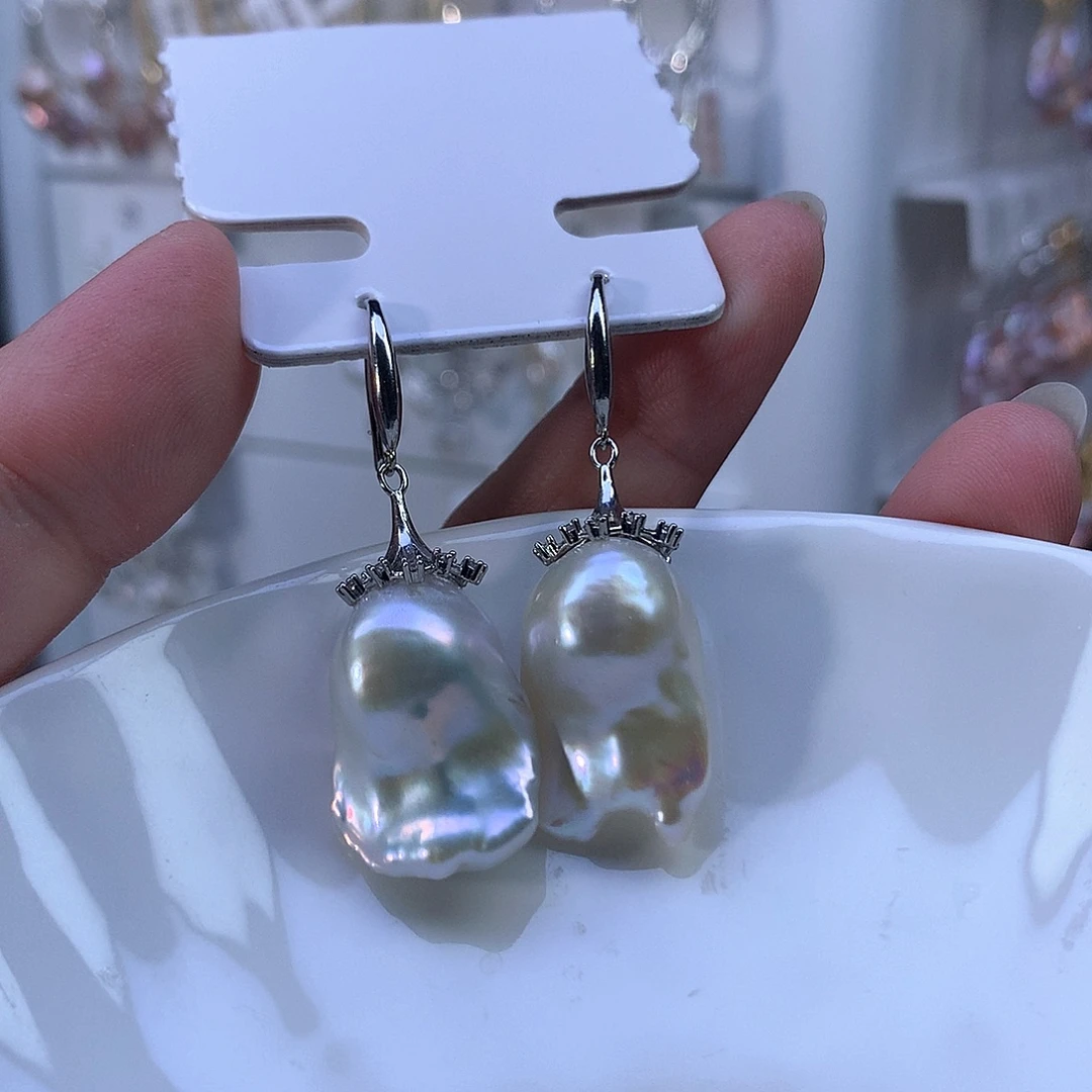 耳饰淡水珍珠合金特价3712