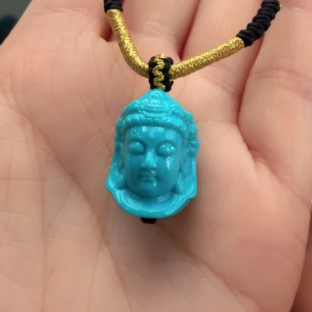 绿松石未镶嵌颈饰