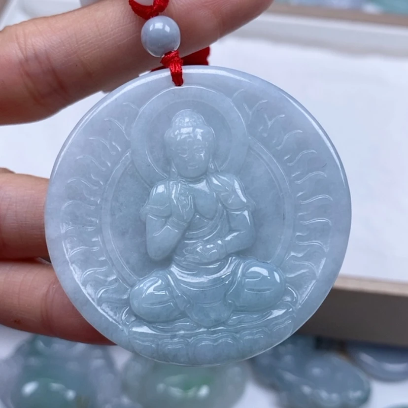 【闪购商品】翡翠颈饰未镶嵌阿弥