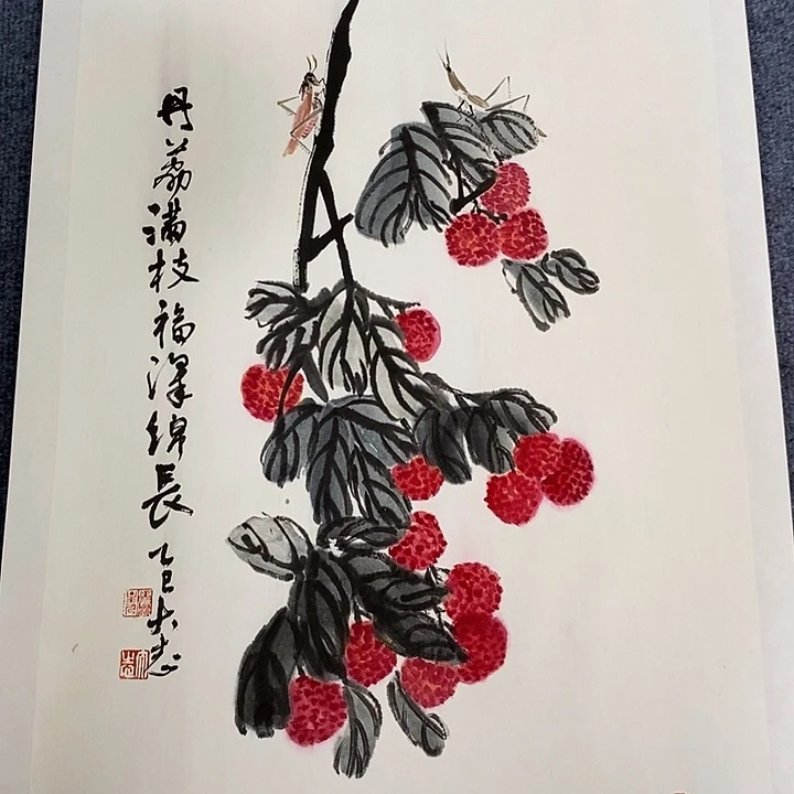 国画纯手绘国画写意作品45*68