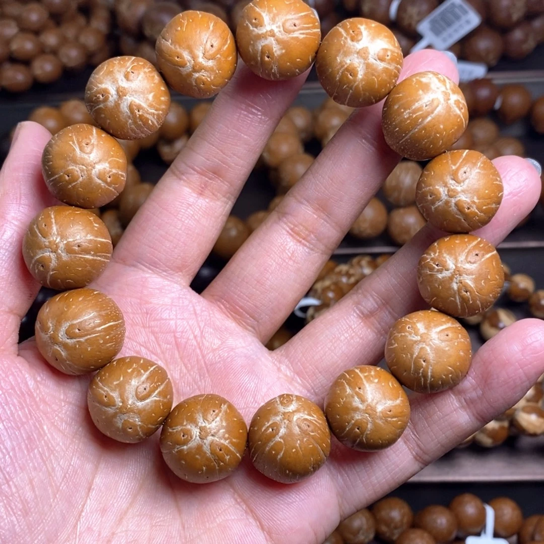 紫金鼠手串17黄金甲纯圆