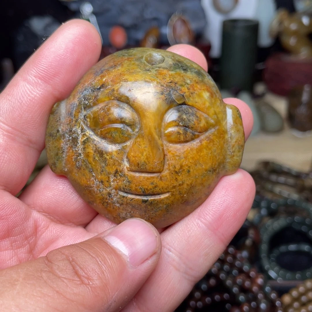 岫岩河磨玉（透闪石质玉）未镶嵌颈饰
