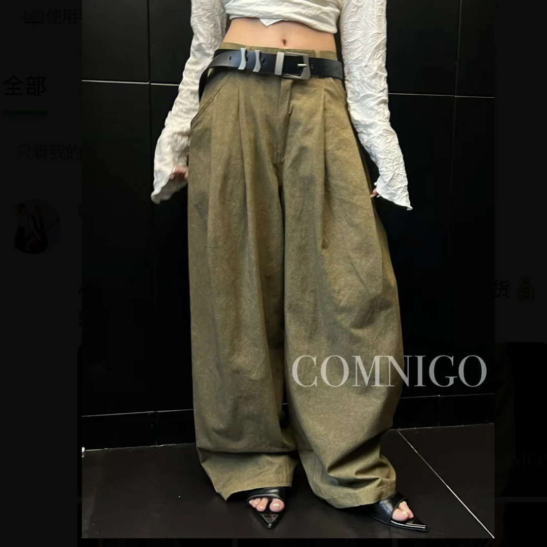 小木南#9070秋季福利高品质老爹阔腿裤，裤长：104cm