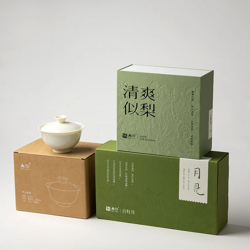 【直播专享】月见盖碗套餐 福鼎白茶特级白牡丹2023年散装茶叶100g