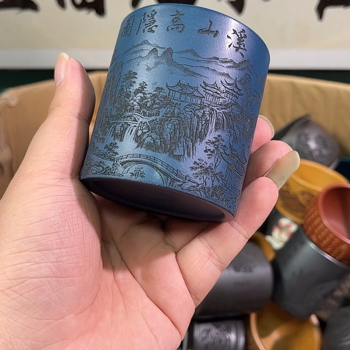 茶杯紫砂全手工紫砂主人杯