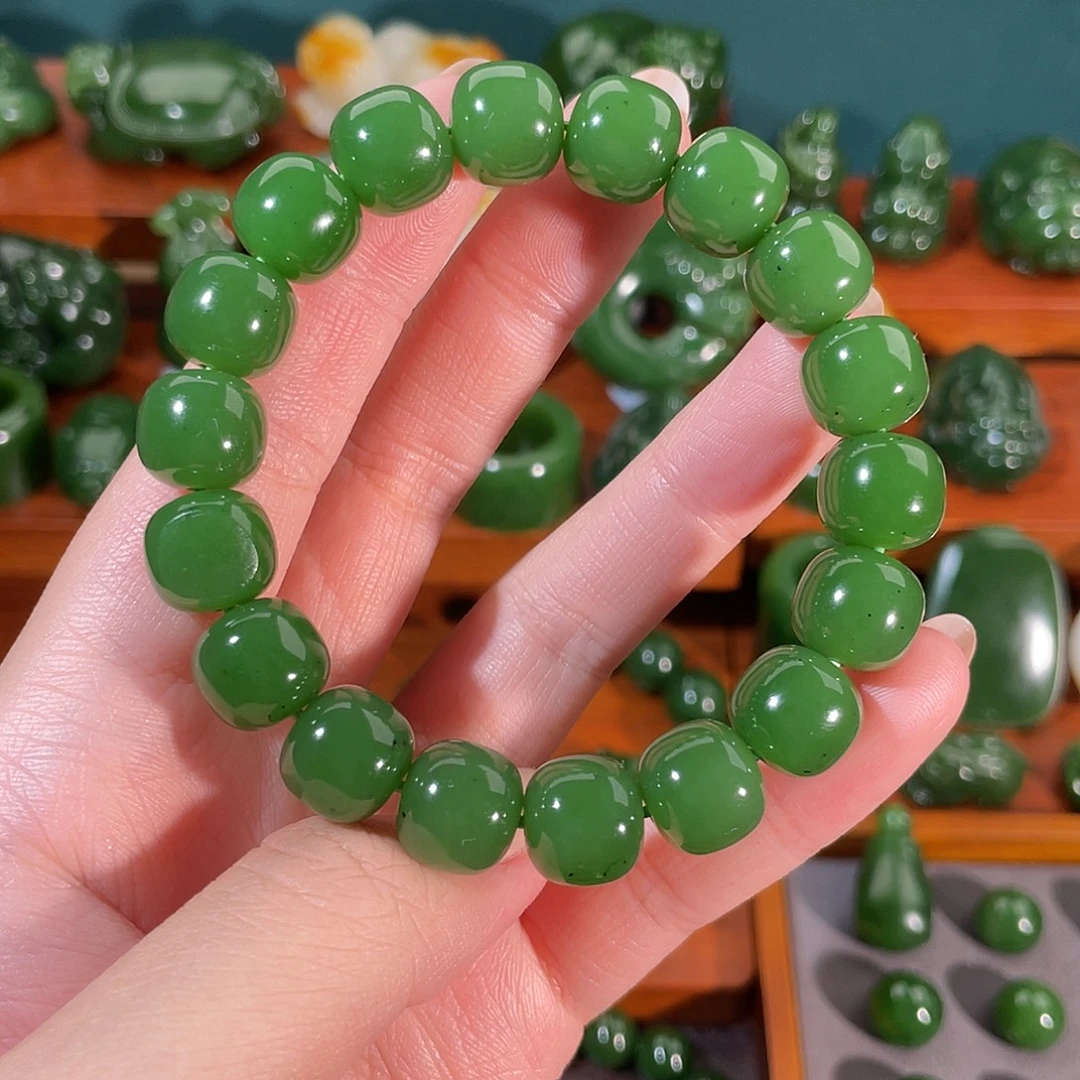 日***山和田玉未镶嵌手链