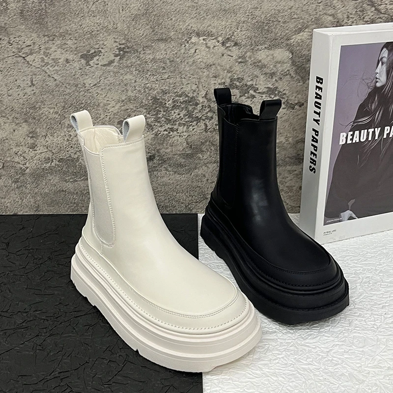 【唯品专属】7609-17A冬季一脚蹬女短靴保暖加绒舒适女短靴