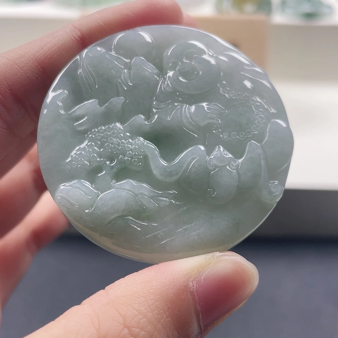 翡翠未镶嵌颈饰天然翡翠1111111