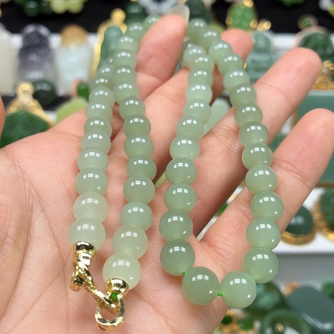 和田玉未镶嵌颈饰精品高冰