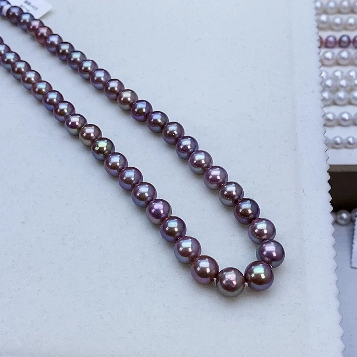 @***李颈饰淡水珍珠未镶嵌珍珠项链