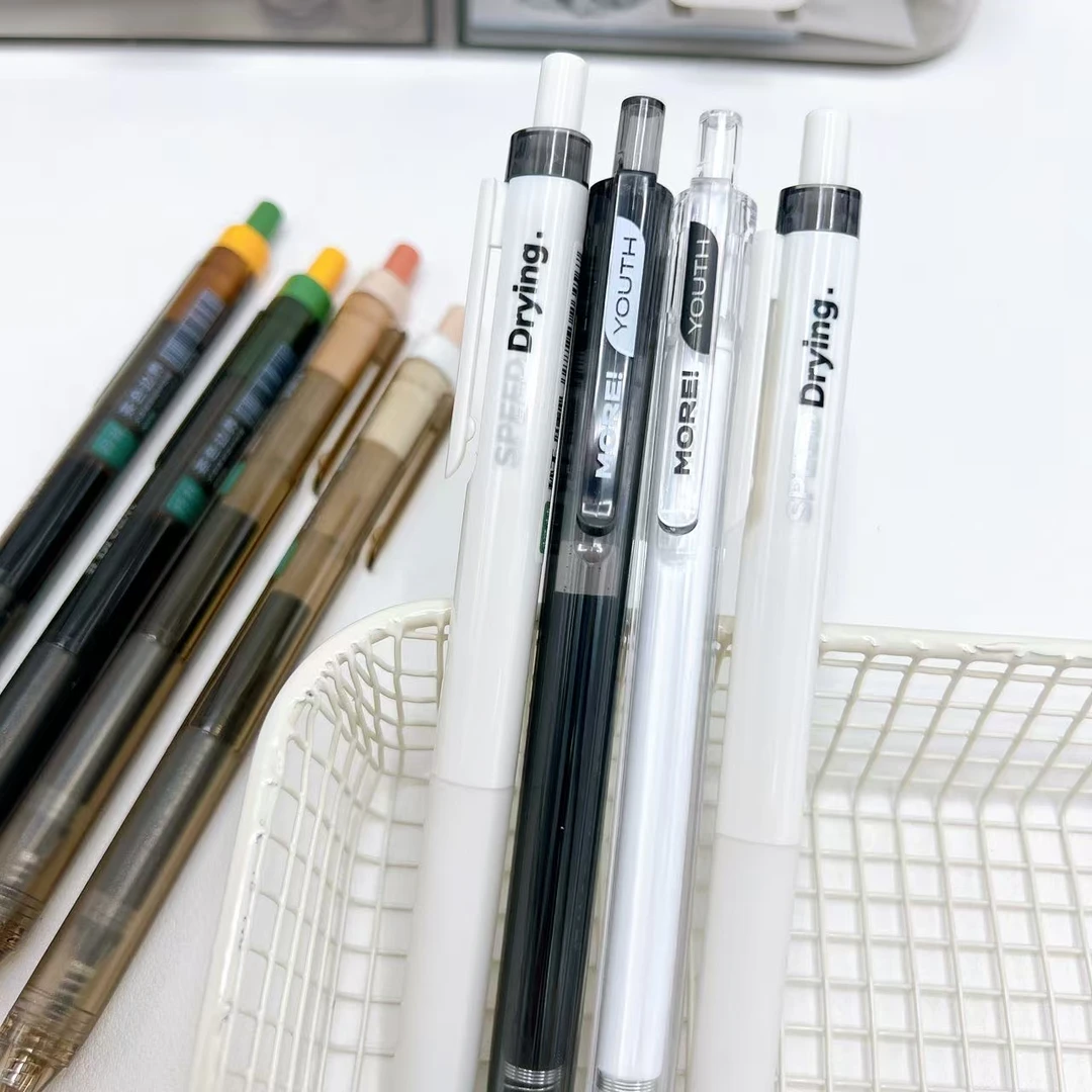 【黑墨/8支】A10正姿笔握,竞速墨多多茶色边界..掉封蜡不售后