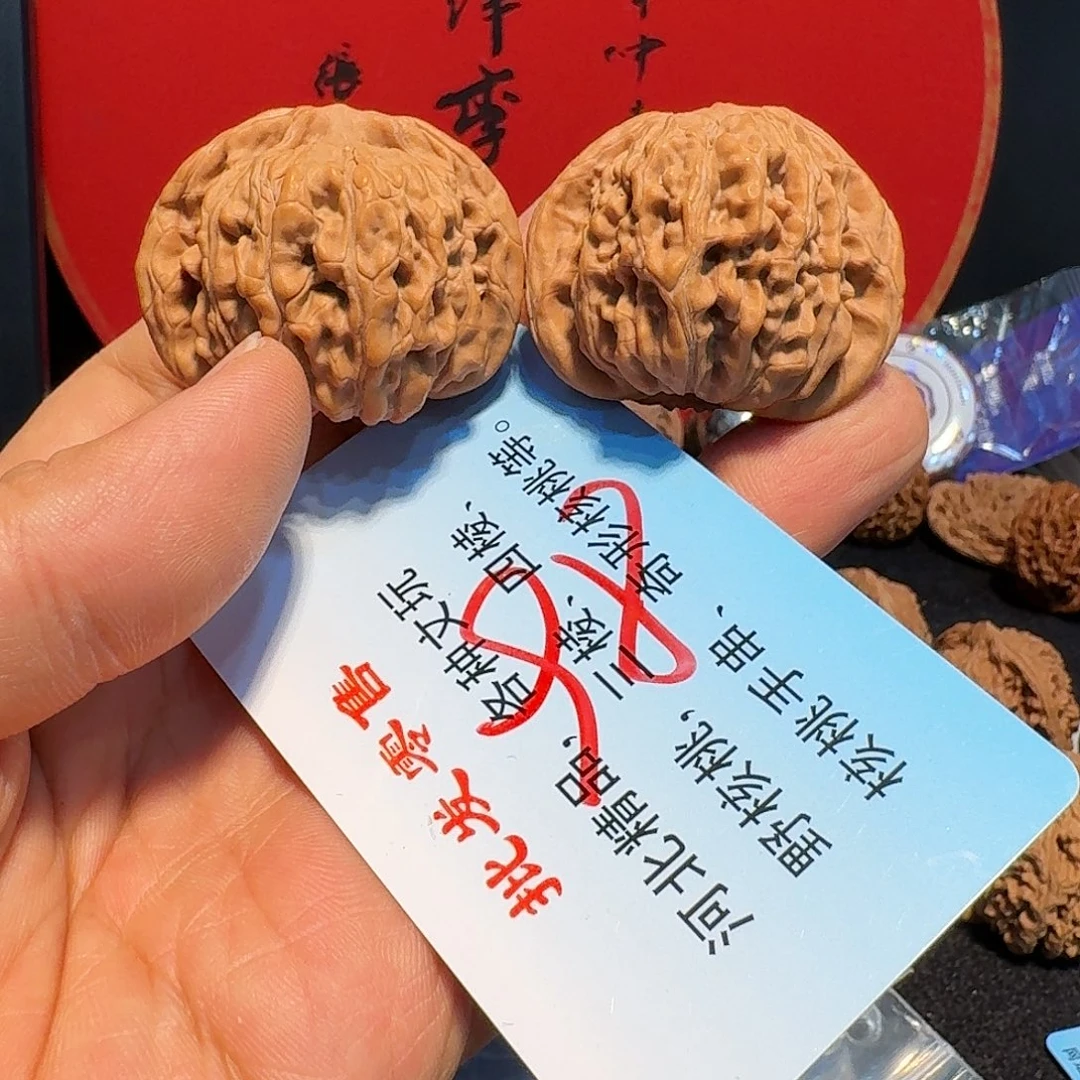 文玩核桃把件44老楼