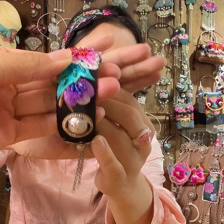 铁合金花岗石项链