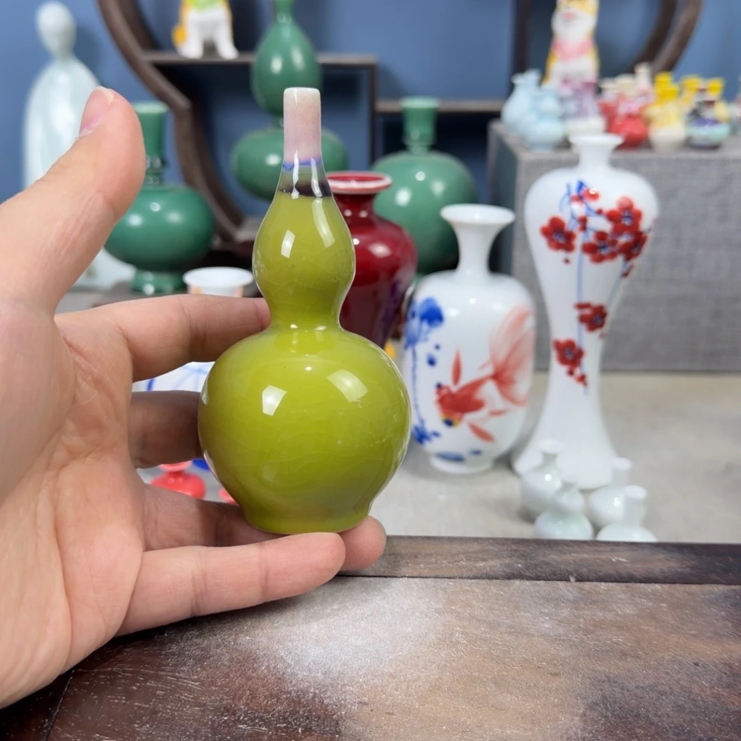 陶瓷手工小花器摆件