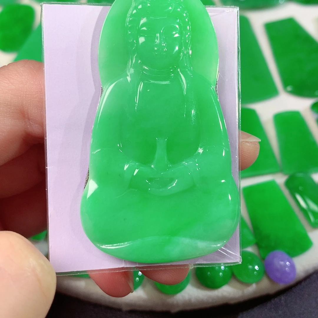项链未镶嵌翡翠天然翡翠