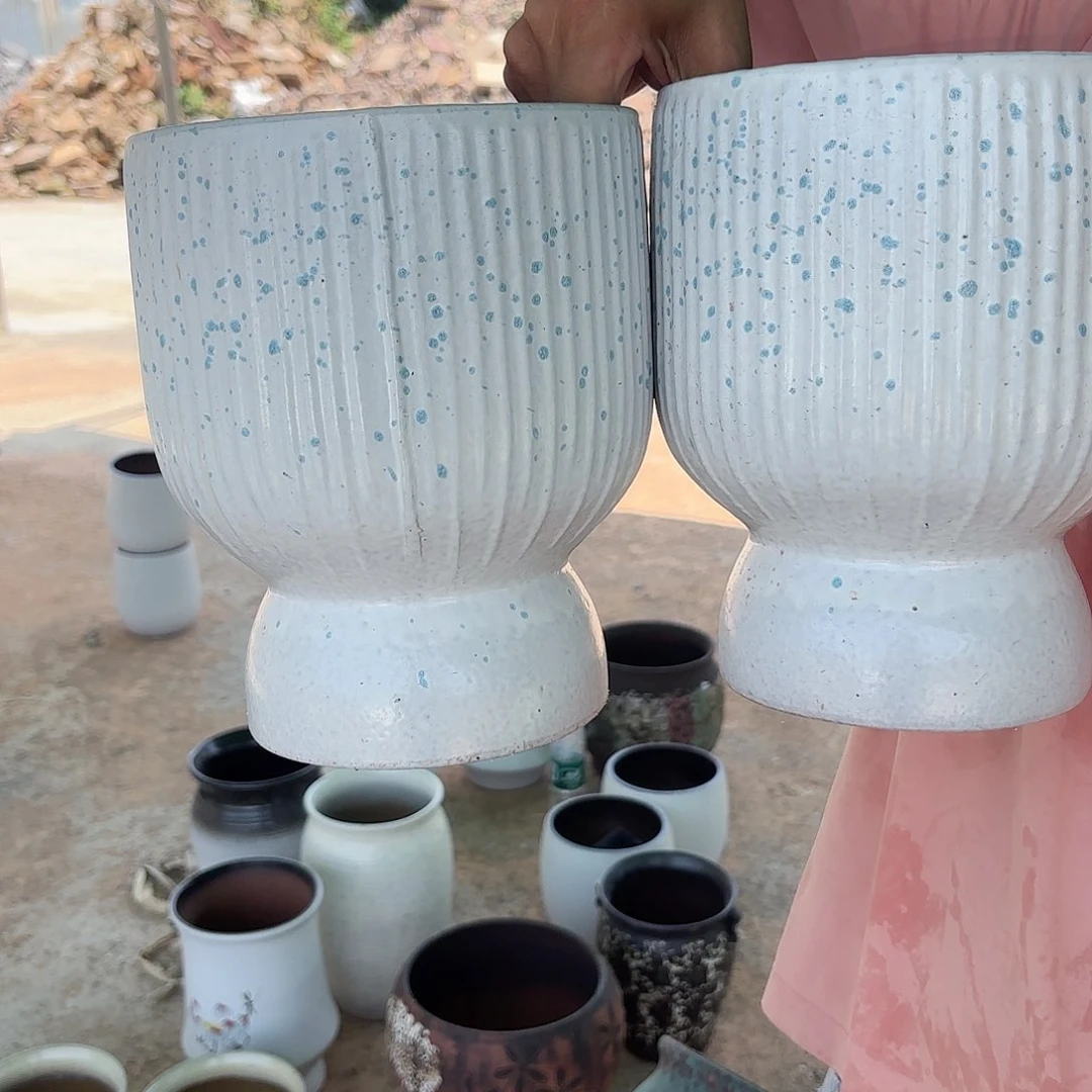 白台灯两个口径17高度21