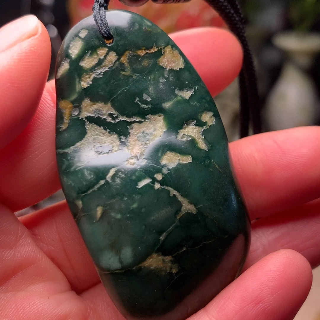 昌化石昌化绿精品手玩