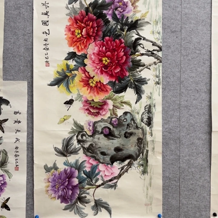 国画花鸟等图案和造型各