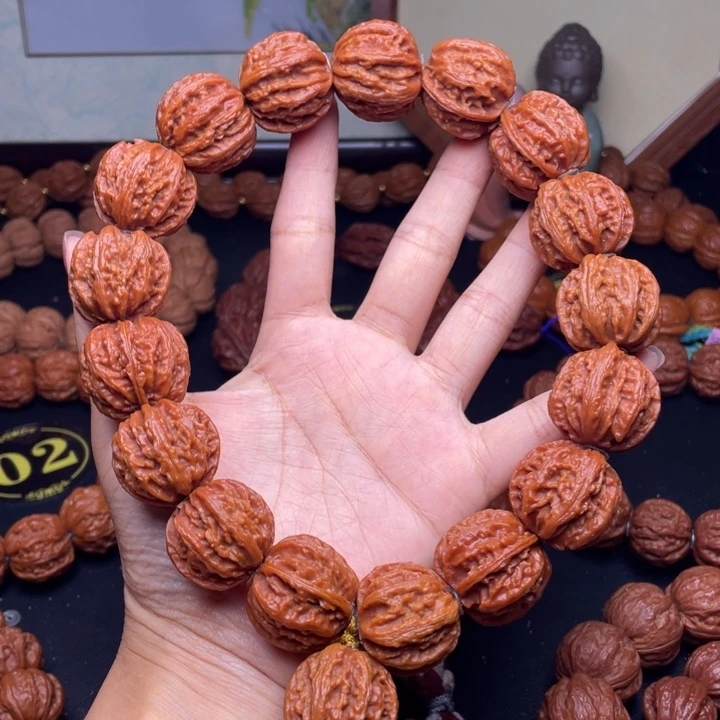 许***墨手串文玩核桃京八棱