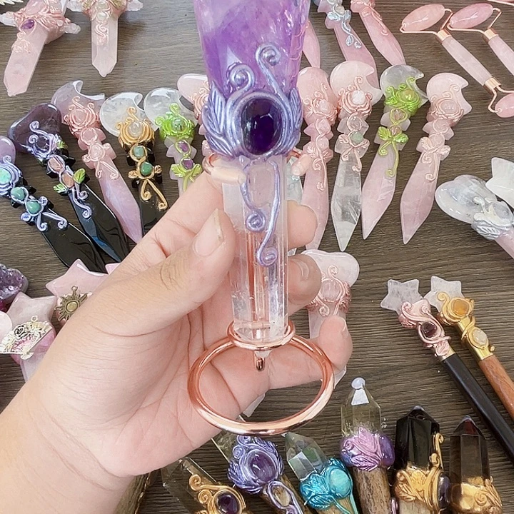 林***肉珠宝半成品未镶嵌水晶