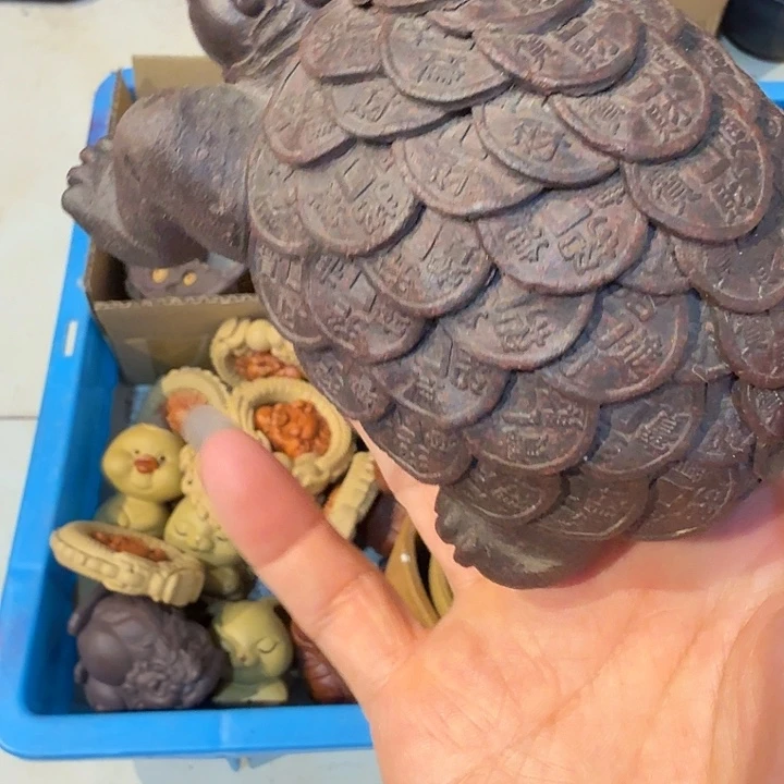 高***水紫砂茶宠雕塑瑕疵茶宠