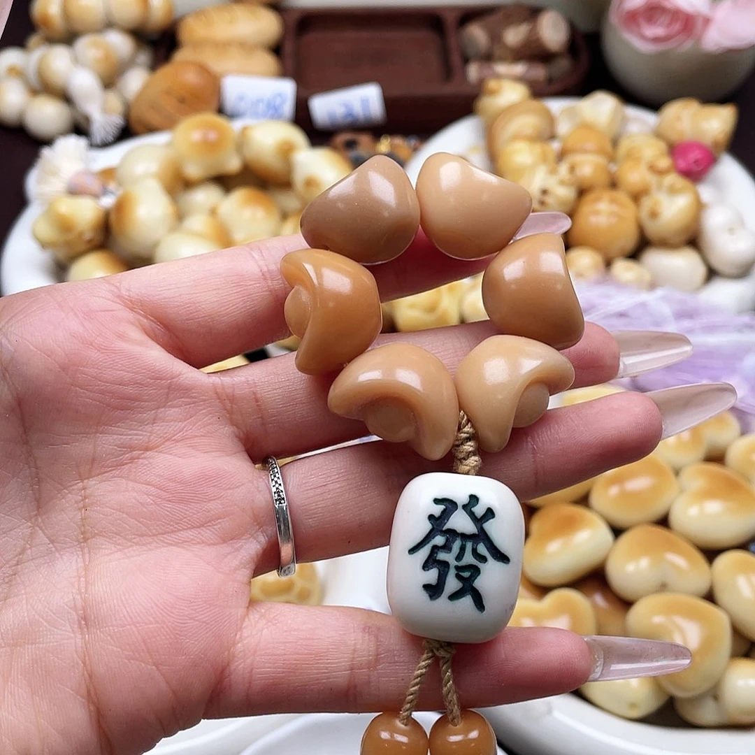 吊坠白玉菩提一串成品c