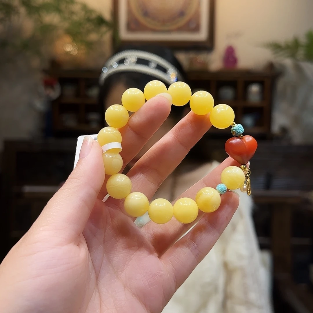 蜜蜡未镶嵌手串12mm