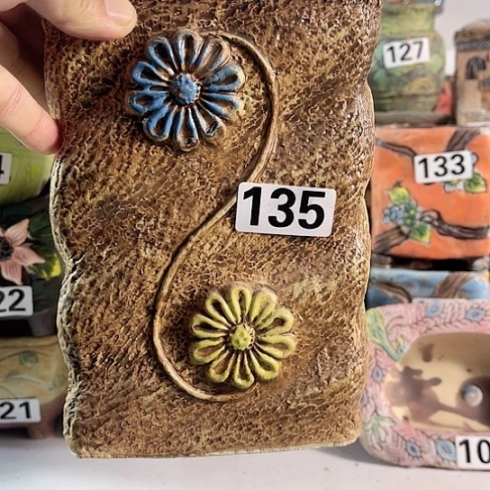 红陶多肉植物花盆