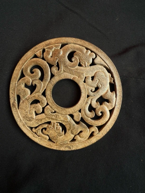 汉风格和田玉玉壁