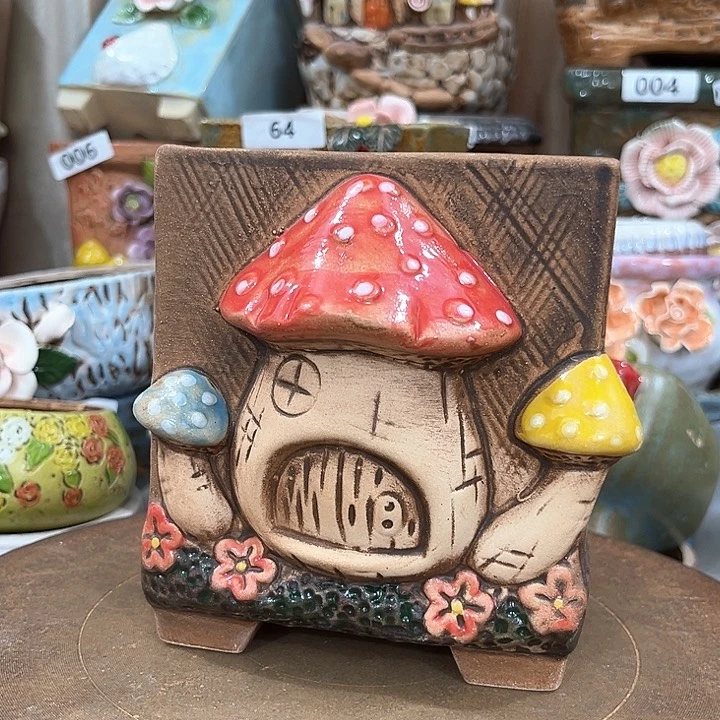 红陶粗陶多肉花盆