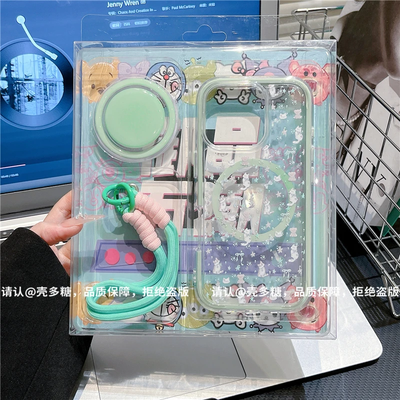 炫彩磁吸适用苹果16/iPhone/华为手机壳防摔15promax爆款pura70潮