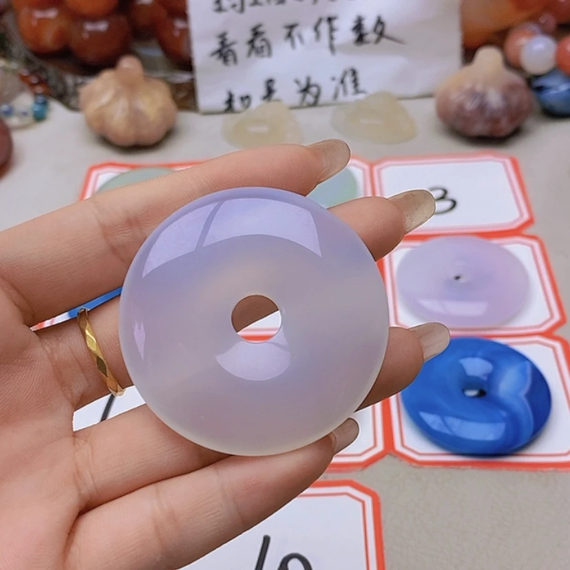 【闪购商品】未镶嵌玛瑙/玉髓珠宝半成品天**福