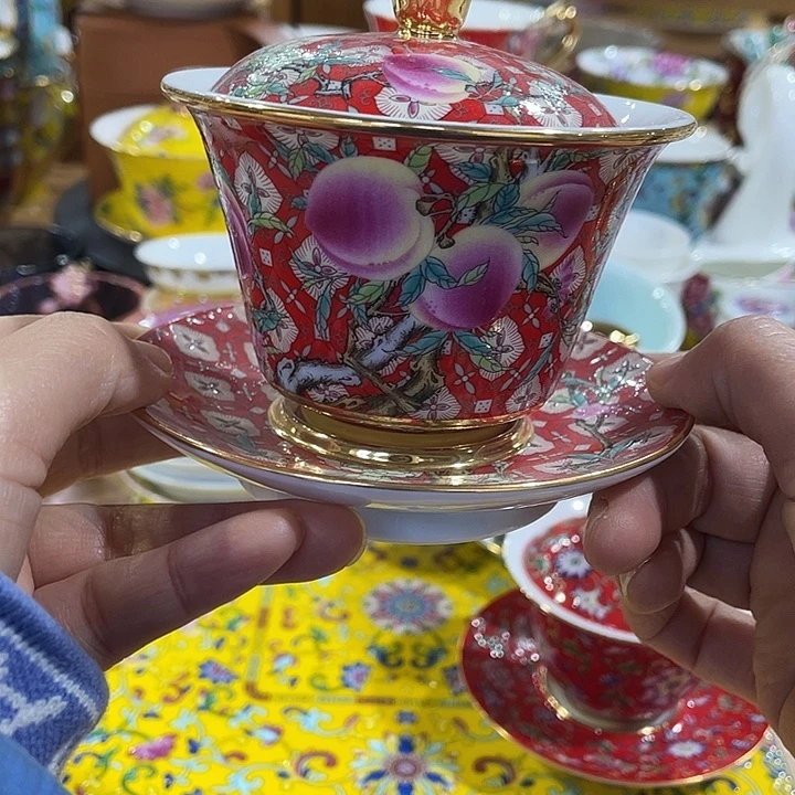 珐琅景德镇陶瓷瓷碗