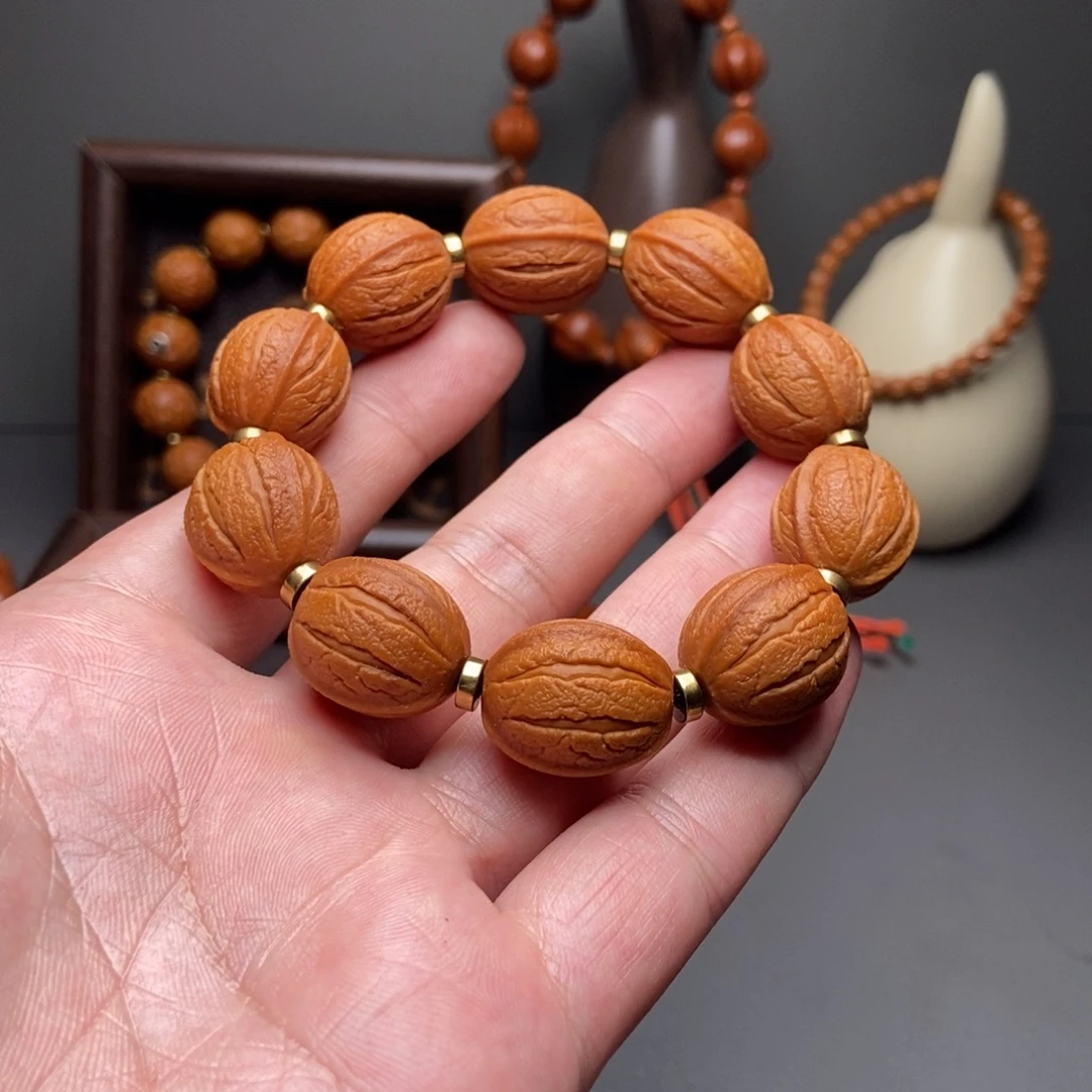 手串/手链橄榄核利纫抓痕 苏工 橄榄核手串