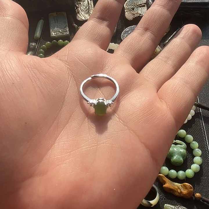 和田玉（糖玉）未镶嵌戒指