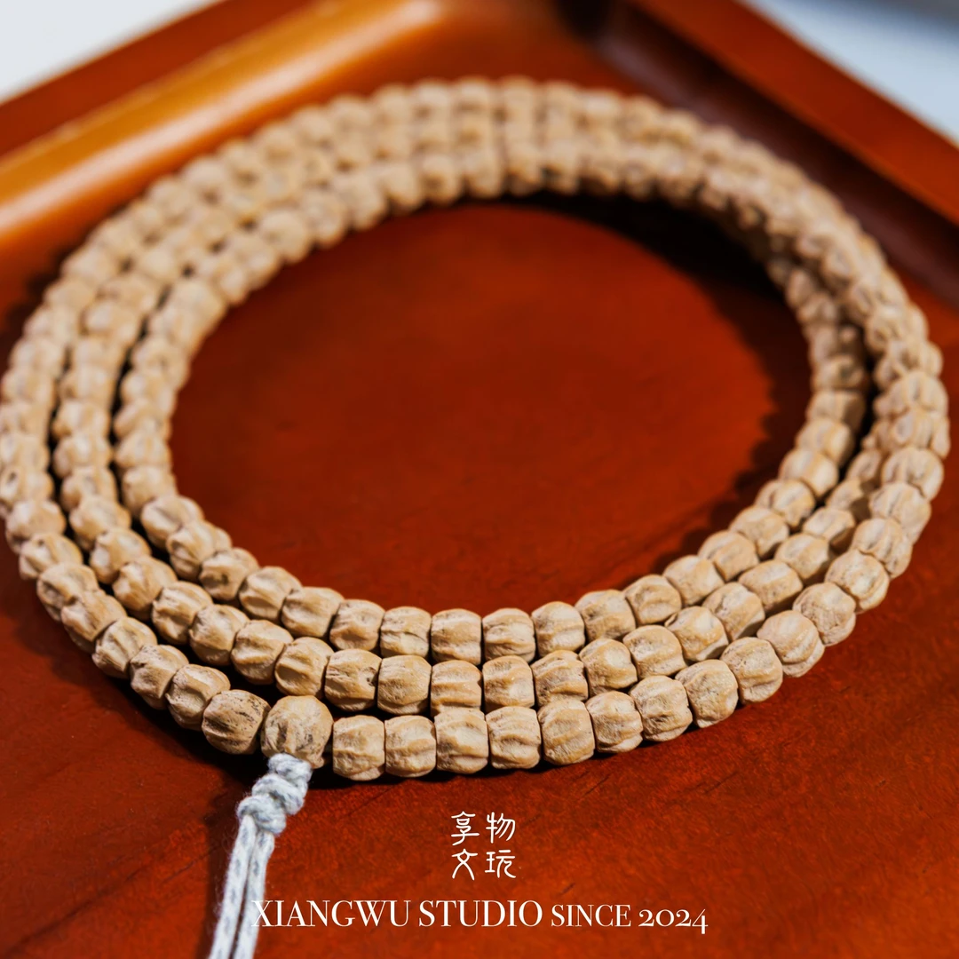 【穷奇】享物年货龙脊深坑玉化粉皮热振柏香籽方块直切顺纹年终促